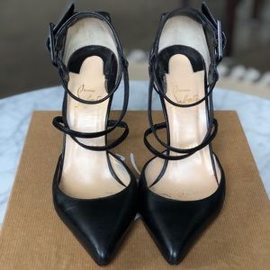 Christian Louboutin Suzanna Strappy Black Heels